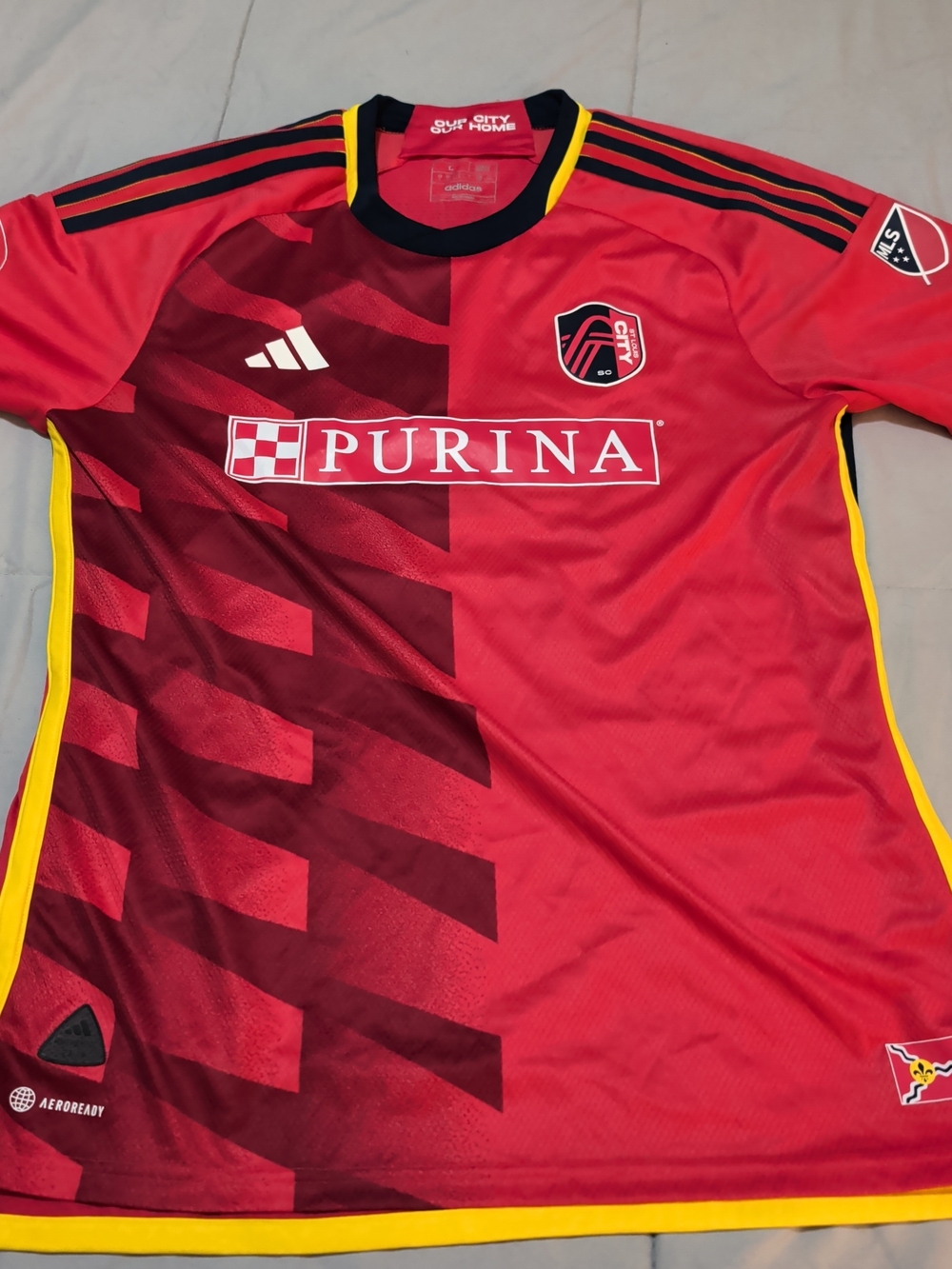 Adidas St. Louis CITY SC Klauss #9 MLS Soccer Jersey Men’s Large